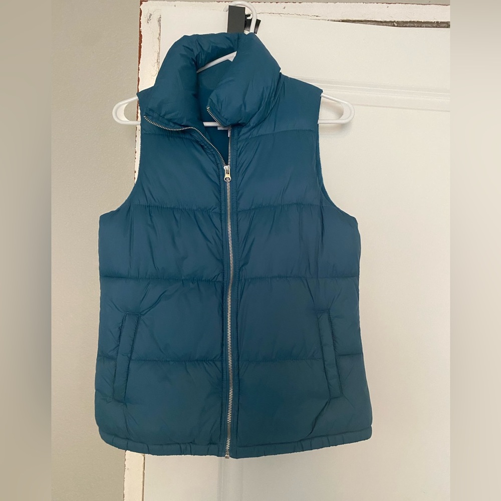 Maurice’s vest size Small worn once. Turquoise